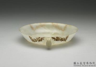 图片[2]-Jade bowl with bud-shaped handles, Mughal Empire-China Archive